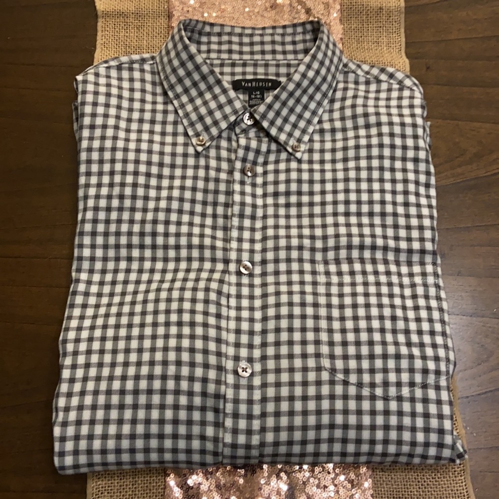 ⚡️FLASH Sale⏱️Men’s Van Heusen Button Down Dress Shirt